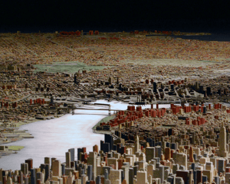 panorama of the city of new york